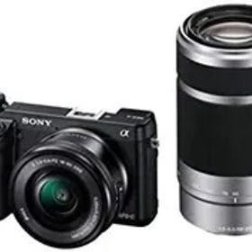 【中古】ソニー SONY ミラーレス一眼 α NEX-6 ダブルズームレンズキット E PZ 16-50mm F3.5-5.6 OSS + E 55-210mm F4.5-6.3 OSS付属 NEX-6Y/B