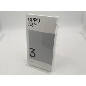 【未使用】Oppo ymobile 【SIMフリー】 OPPO A3 5G 4GB 128GB ブラック【千葉】保証期間3ヶ月