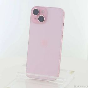 〔中古品〕 iPhone15 128GB ピンク MTMJ3J／A SIMフリー【344】