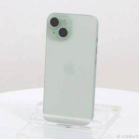 〔中古品〕 iPhone15 128GB グリーン MTMM3J／A SIMフリー【258】