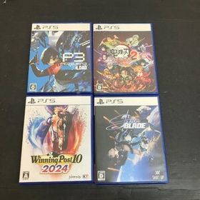 【ジャンク・未検品】PS5 ソフト 4本セット ～鬼滅の刃 ヒノカミ血風譚2、ペルソナ３ リロード～【ゲーム-388】