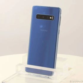 〔中古品〕 GALAXY S10 128GB プリズムブルー SCV41 auロック解除SIMフリー【258】