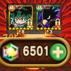 9129.🌈虹結晶💎6501個🌈緑谷出久+運UP60↑ | ポコダン(ポコロンダンジョンズ)のアカウントデータ、RMTの販売・買取一覧