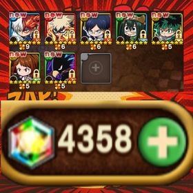 9123.🌈虹結晶💎4358個🌈ヒロアカ1弾コンプ+運UP60↑ | ポコダン(ポコロンダンジョンズ)のアカウントデータ、RMTの販売・買取一覧