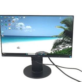 （使用時間：4814H）EIZO24型液晶モニター FlexScan EV2450 高さ調整 縦回転 2017年製 訳あり 中古品（管：2E-M）