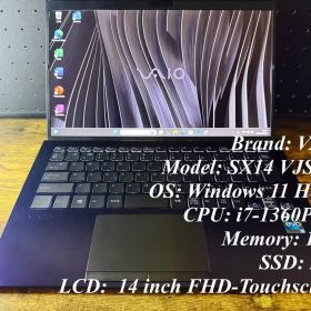 セール‼️ VAIO SX14 勝色 13世 i7 evo 16Gタッチ