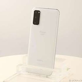 〔中古品（難あり）〕 Galaxy S20 5G 128GB クラウドホワイト SC-51A docomoロック解除SIMフリー ［6.2インチ有機EL／Snapdragon 865］〔中古品（難あり）〕 Galaxy S20 5G 128GB クラウドホワイト SC-51A docomoロック解除SIMフリー ［6.2インチ有機EL／Snapdragon 865］