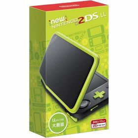【整備済み品】【180日保証】 Newニンテンドー2DS LL ブラック×ライム 本体のみ 即日発送可 New 2DS LL 任天堂 Nintendo 携帯ゲーム機 中古 ゲーム機本体
