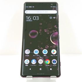 Xperia XZ3 801SO SoftBank ボルドーレッド 送料無料 即決 本体 c15784