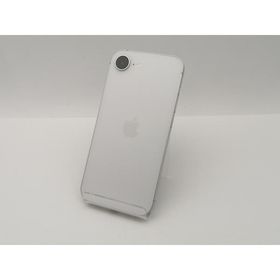【中古】Apple docomo 【SIMフリー】iPhone 16e 128GB ホワイト MD1R4J/A【広島】保証期間１ヶ月【ランクA】