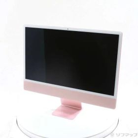 〔中古品〕 iMac 24-inch Mid-2021 MJVA3J／A Apple M1 8コアCPU_7コアGPU 8GB SSD256GB ピンク 〔15.3 Sequoia〕【258】