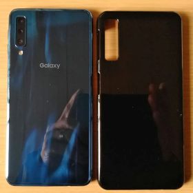 サムスン・Galaxy・A7・ブラック・SIMフリー・ケース&フィルムあり