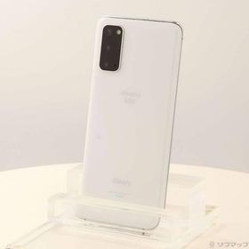 〔中古〕SAMSUNG(サムスン) Galaxy S20 5G 128GB クラウドホワイト SC-51A docomoロック解除SIMフリー〔276-ud〕