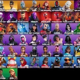 【全機種対応/1年以上所持】+50skin ローグスパイダーナイト&スパイダーマン | フォートナイト(Fortnite)のアカウントデータ、RMTの販売・買取一覧