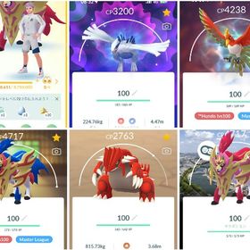 《超レアアカウント》⭐️ホウオウ＆ルギア・APEX💯、💥伝説個体値💯: 5体、✨色違い:96体 | ポケモンGOのアカウントデータ、RMTの販売・買取一覧
