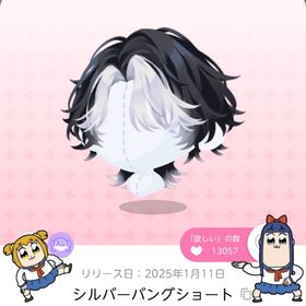 シルバーバングショート | ポケコロツイン(ポケツイ)のアカウントデータ、RMTの販売・買取一覧