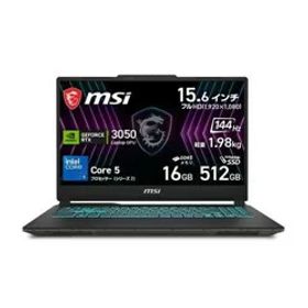 MSI ゲーミングノートPC Cyborg 15 A2RU Cyborg-15-A2RUDX-3355JP ブラック & スケルトン 15.6インチ Core 5 16GB メモリ 512GB SSD Win11Home