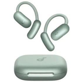 【新品・4営業日で発送】AEROFIT2 完全ワイヤレスイヤホン Anker Soundcore AeroFit 2 シルバーグリーン A3874N61 ワイヤレス(左右分離) ／Blu...