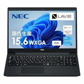 【中古】NEC ノートパソコン LAVIE Direct N15(S) Office搭載 15.6型 Celeron 6305 8GB 1TB HDD Windows 11 Home 国内生産 カームブラック Microsoft Off