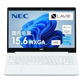 【中古】NEC ノートパソコン LAVIE Direct N15(S) Office搭載 Celeron 6305 4GB 256GB SSD Windows 11 Home 国内生産 カームホワイト Microsoft Office H