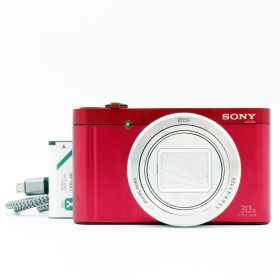 【極上品】SONY Cyber-shot DSC-WX500 ボディ レッド#7916