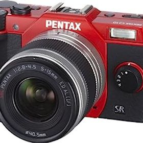 【中古】PENTAX デジタルミラーレス一眼 Q10 ズームレンズキット [標準ズーム 02 STANDARD ZOOM] レッド Q10 LENSKIT RED 12197