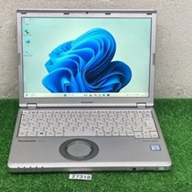 PANASONIC LET`S NOTE CF-SZ6 ノートブック CPU I5-7代 電源 ok メモリ 8GB HDD 256GB 割れ ジャンク (27318)