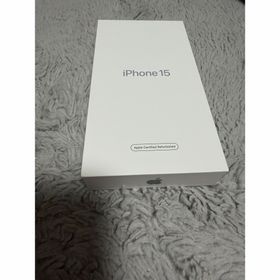 アイフォーン(iPhone)の【新品・未開封】iPhone 15 128GB ブラック(スマートフォン本体)