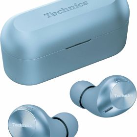 テクニクス Technics ワイヤレスイヤホン EAH-AZ40M2-A モデレートブルー bluetooth ノイズキャンセリング 3台マルチポイント IPX4 LDAC対応 ハイレゾ音質再生 アプリ対応