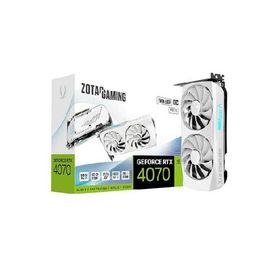 ZOTAC (ゾタック) Gaming GeForce RTX 4070 Twin Edge OC White Edition DLSS 3 12GB GDDR6X 192ビット 21Gbps PCIE 4.0 コンパクト ゲーミンググラフィックスカ