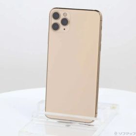 〔中古品〕 iPhone11 Pro Max 64GB ゴールド MWHG2J／A SIMフリー【198】