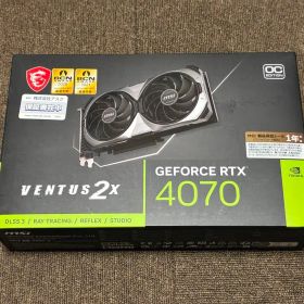 MSI VENTUS 2X GEFORCE RTX 4070 中古