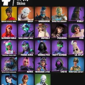 【23 スキン】 (pc/PSN) サギのスタンスヒーロー |スナップ |オメガロック |スペクトラナイト |P33リー |夏の寓話 |スケルミント オロ |ピーリー