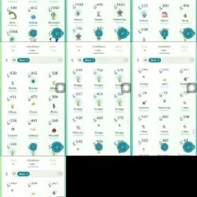 💥 【63 LV] 🔥 3.6M ダスト |⚡️ 60倍 色違い |⚡️チームなし |