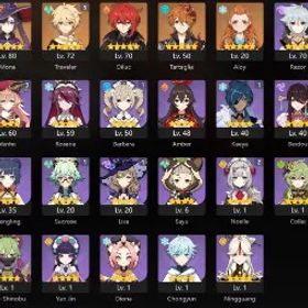 👑 👑 アジア 冒険ランク 45 👑 5倍 5星5 星 👑 23 チャーズ 👑 タルタリヤ 👑 ディルック 👑 モナ 👑