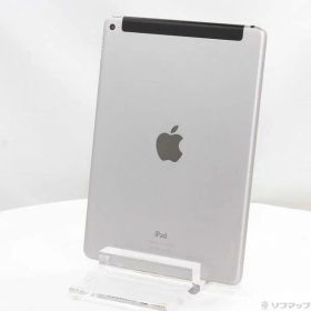 【中古】Apple(アップル) iPad Air 2 16GB スペースグレイ MGGX2J／A au 【198-ud】