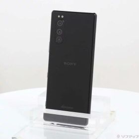 【中古】SONY(ソニー) Xperia 5 64GB ブラック SO-01M docomoロック解除SIMフリー 【349-ud】