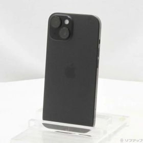【中古】Apple(アップル) iPhone15 512GB ブラック MTMU3J／A SIMフリー 【368-ud】