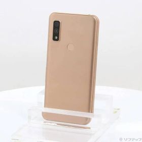 〔中古品〕 arrows We 64GB ローズゴールド FCG01 au SIMフリー【368】