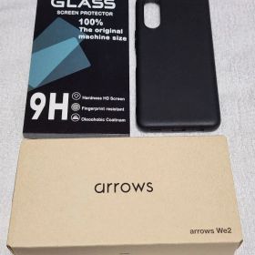 【新品同様】arrows We2 FCG02 ネイビーグリーン ケースフィルム付