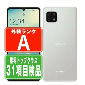 【中古】 SH-54B AQUOS sense6 シルバー Aランク SIMフリー 本体 ドコモ スマホ シャープ 【あす楽】 【保証あり】 【送料無料】 sh54bsv8mtm