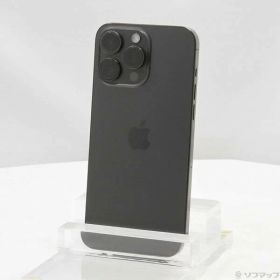 【中古】Apple(アップル) iPhone15 Pro Max 256GB ブラックチタニウム MU6P3J／A SIMフリー 【258-ud】