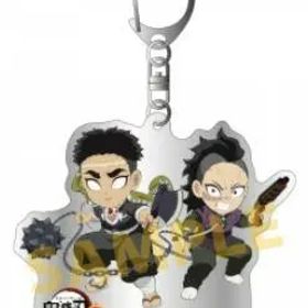 【未使用】鬼滅の刃 ヒノカミ血風譚2 悲鳴嶼行冥＆不死川玄弥アクリルキーホルダー