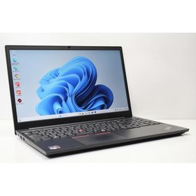 ノートパソコン 中古 ハイスペック Lenovo ThinkPad E15 Gen2 15.6インチ Ryzen 5 PRO 4650U SSD256GB メモリ8GB Windows11 カメラ 値下げ