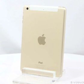 【中古】Apple(アップル) iPad mini 3 16GB ゴールド MGYR2J／A docomo 【349-ud】