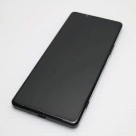 【中古】美品 SO-51A Xperia 1 II ブラック スマホ 白ロム 中古 土日祝発送OK