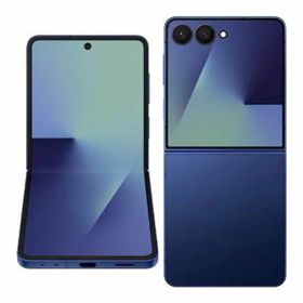 【中古】【安心保証】 Galaxy Z Flip7 SCG35[256GB] au ブルーシャドウ