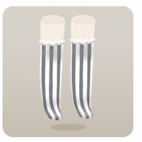 奇妙なお茶会のストライプソックス | リヴリーアイランドのアイテム、RMTの販売・買取一覧