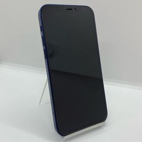 アップル(Apple)の【全額返金保証】【最速発送】Apple iPhone iPhone 12 64GB ブルー au 美品 動作確認済(スマートフォン本体)
