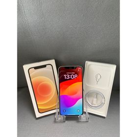 アップル(Apple)の美品 国内版 SIMフリー iPhone12 64GB ホワイト色(スマートフォン本体)